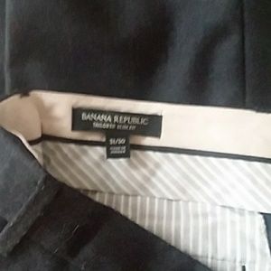 BR slim fit charcoal grey wool pants